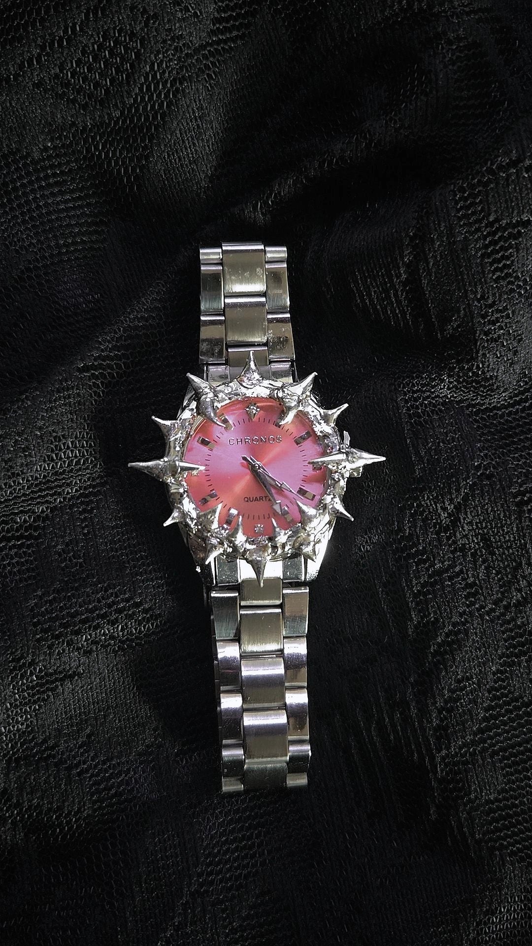 Pink Spikes watch