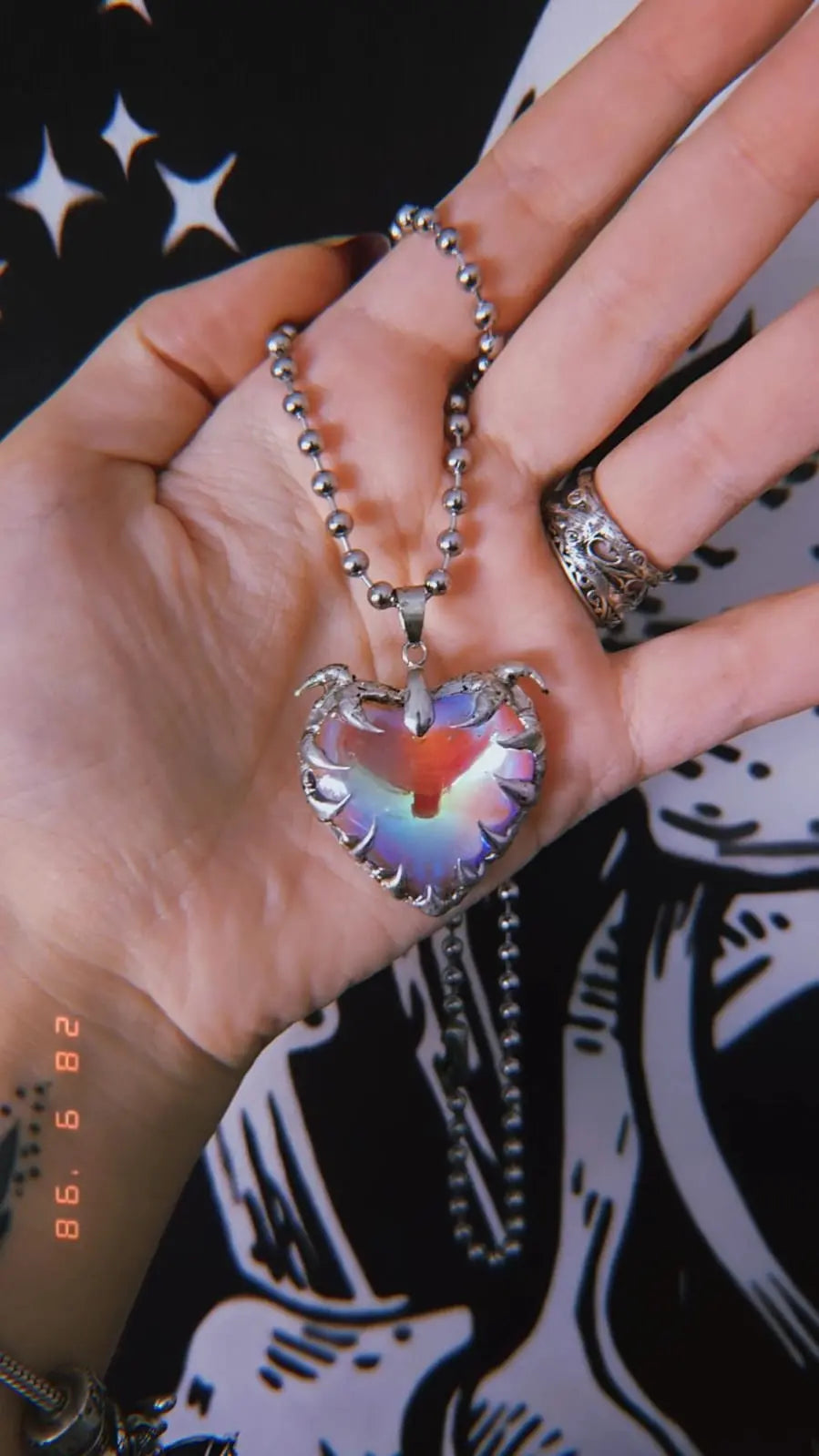 Angelic Heart Necklace Book of Kissu