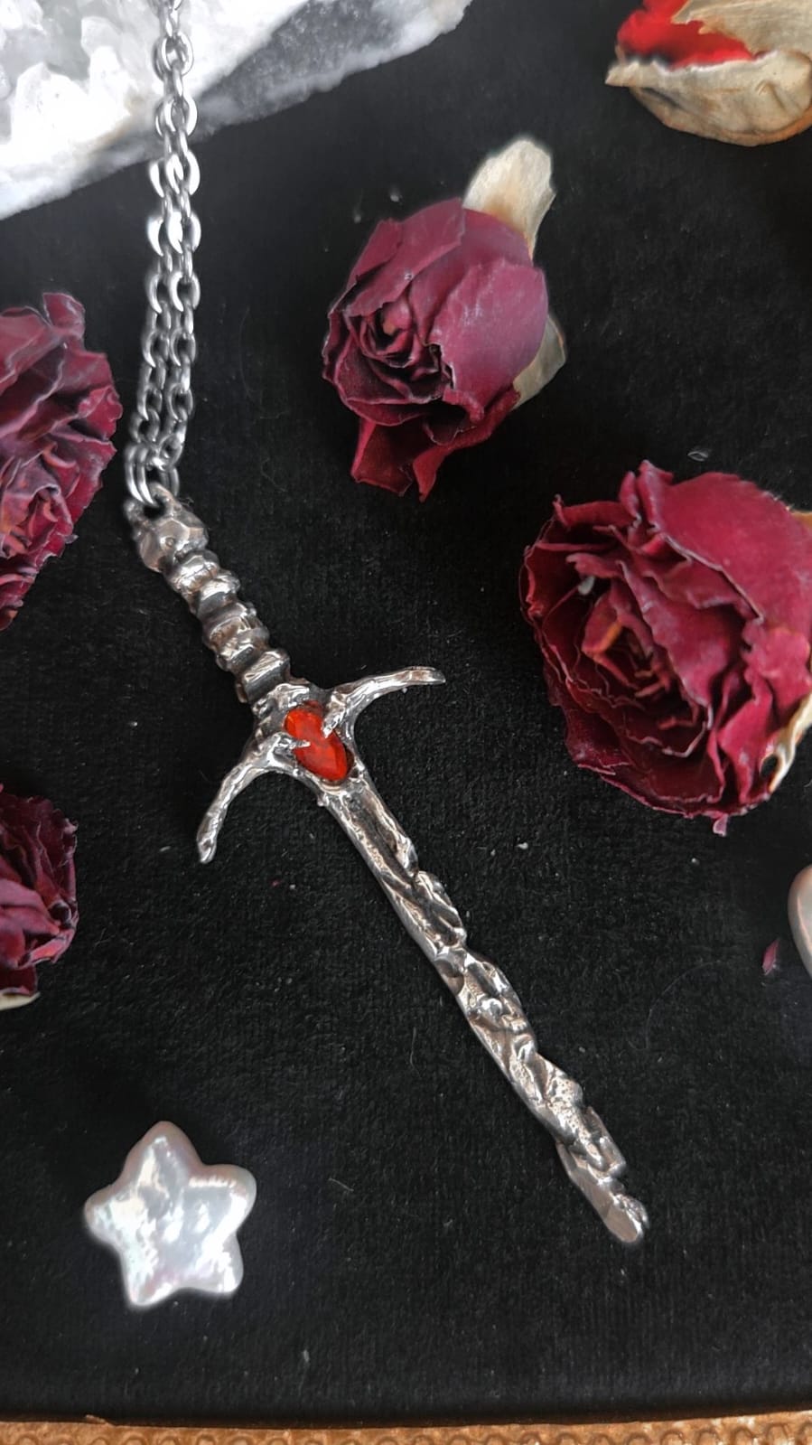 Crimsword Pendant Book of Kissu