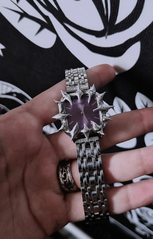 Purple Spiky Watch