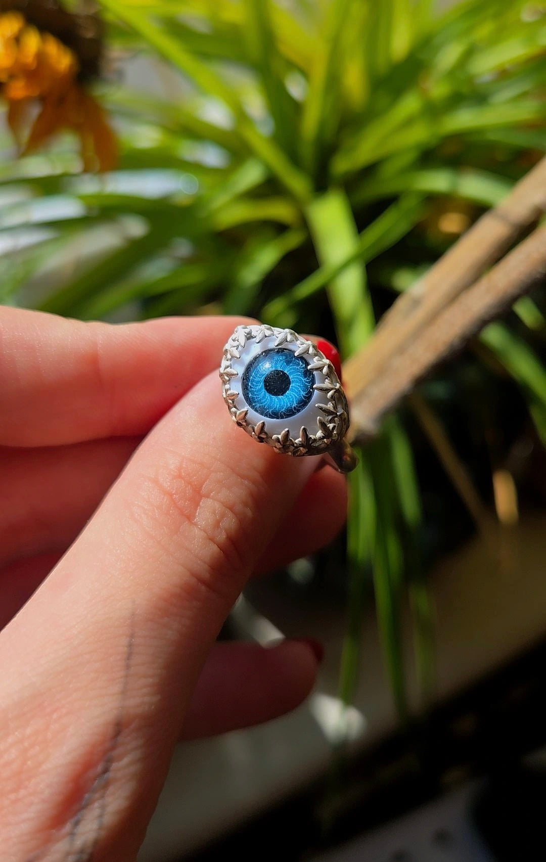 Blue Eye Ring