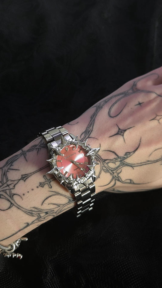 Pink Spikes watch