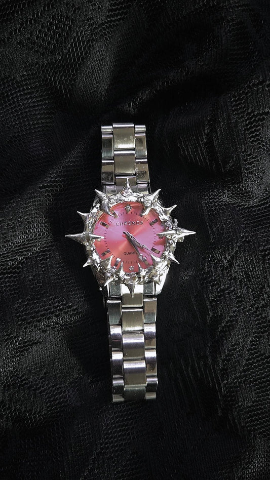 Pink Spikes watch