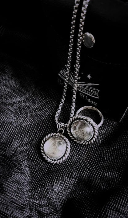 Custom Round Memorial Ring - Book of Kissu