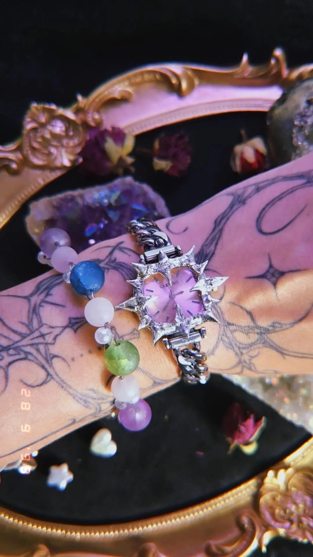 Pink Square watch - Book of Kissu