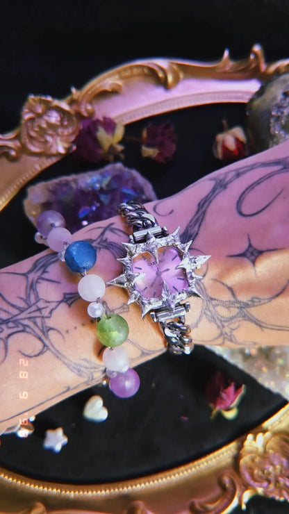 Pink Square watch - Book of Kissu