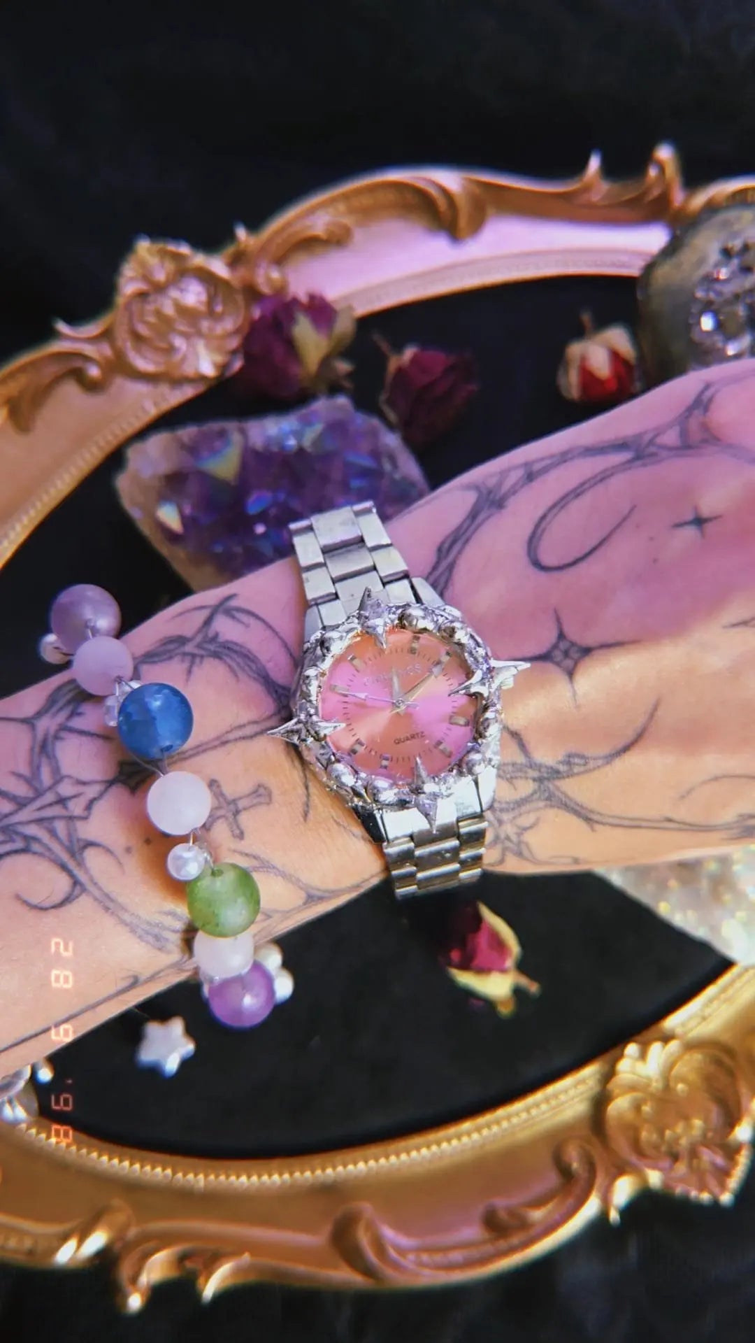 Pinky Bubbly watch - Book of Kissu