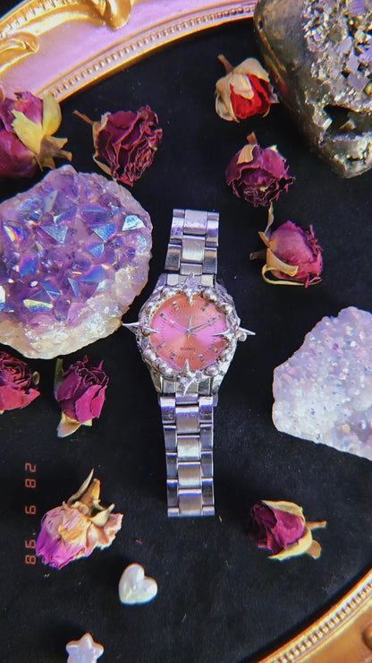 Pinky Bubbly watch - Book of Kissu