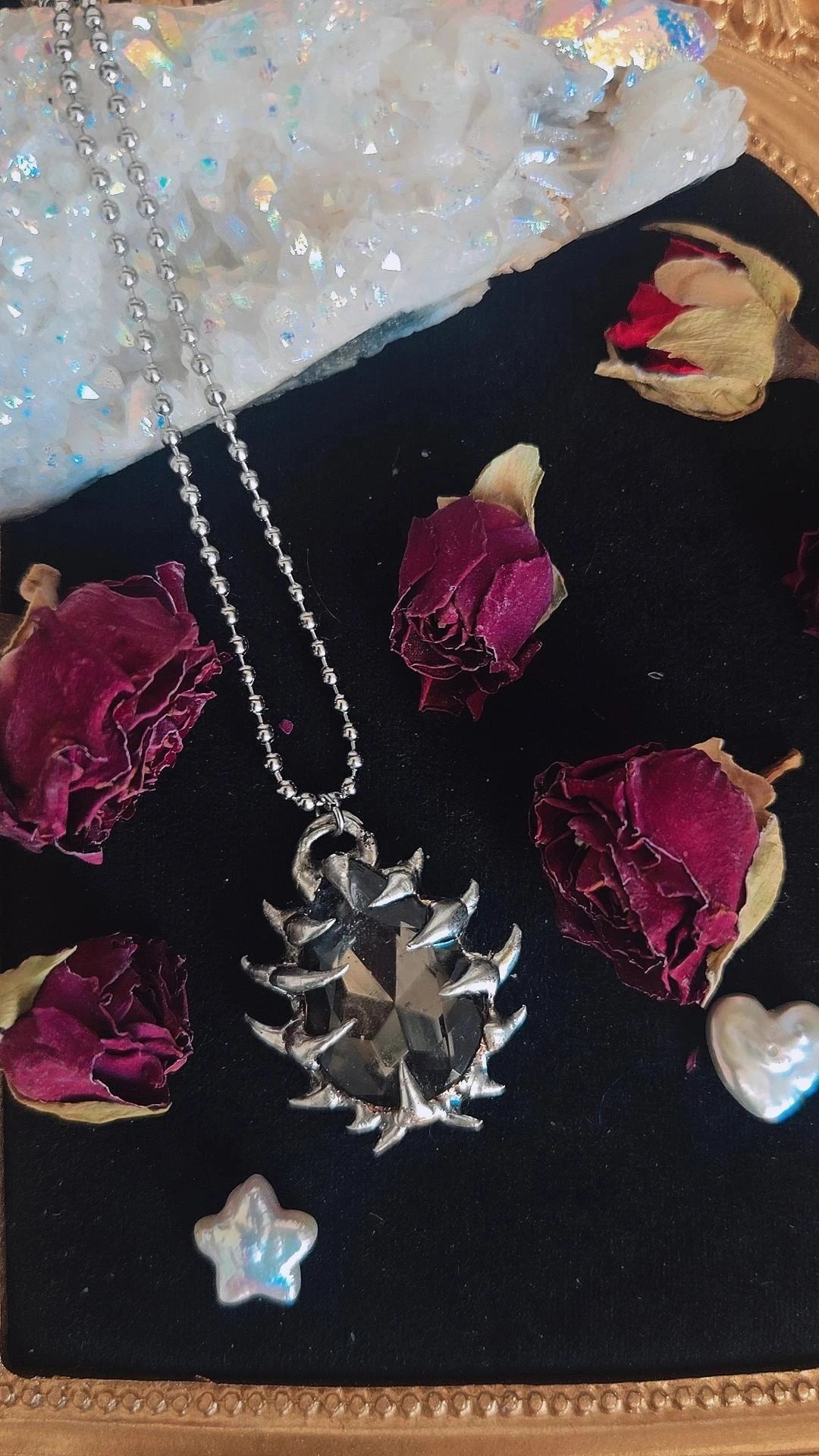 Black Gem Pendant Book of Kissu