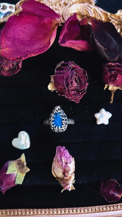 Labradorite Fire Ring