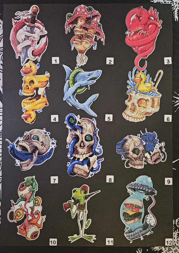 Pick & Mix Stickers - Book of Kissu