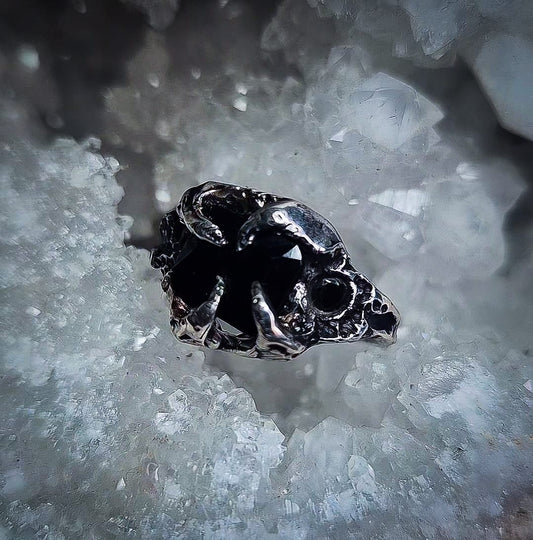 Black Onyx Claw Ring Book of Kissu