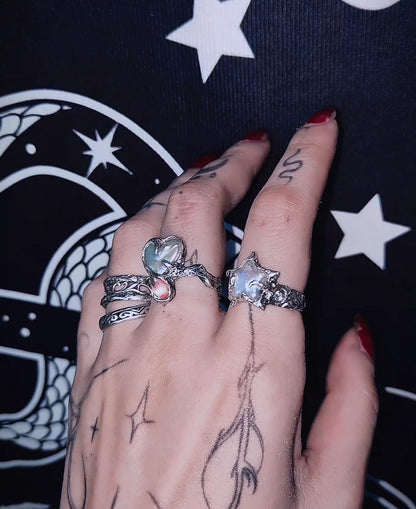 Freshwater Pearl Adjustable Silver Ring Book of Kissu