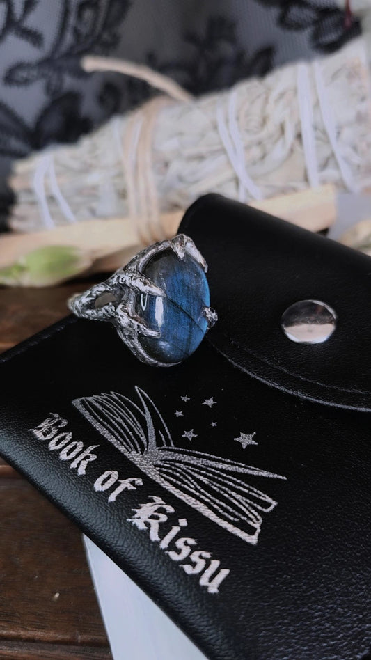 Cosmic Blue Ring - UK P / US 7 1/2