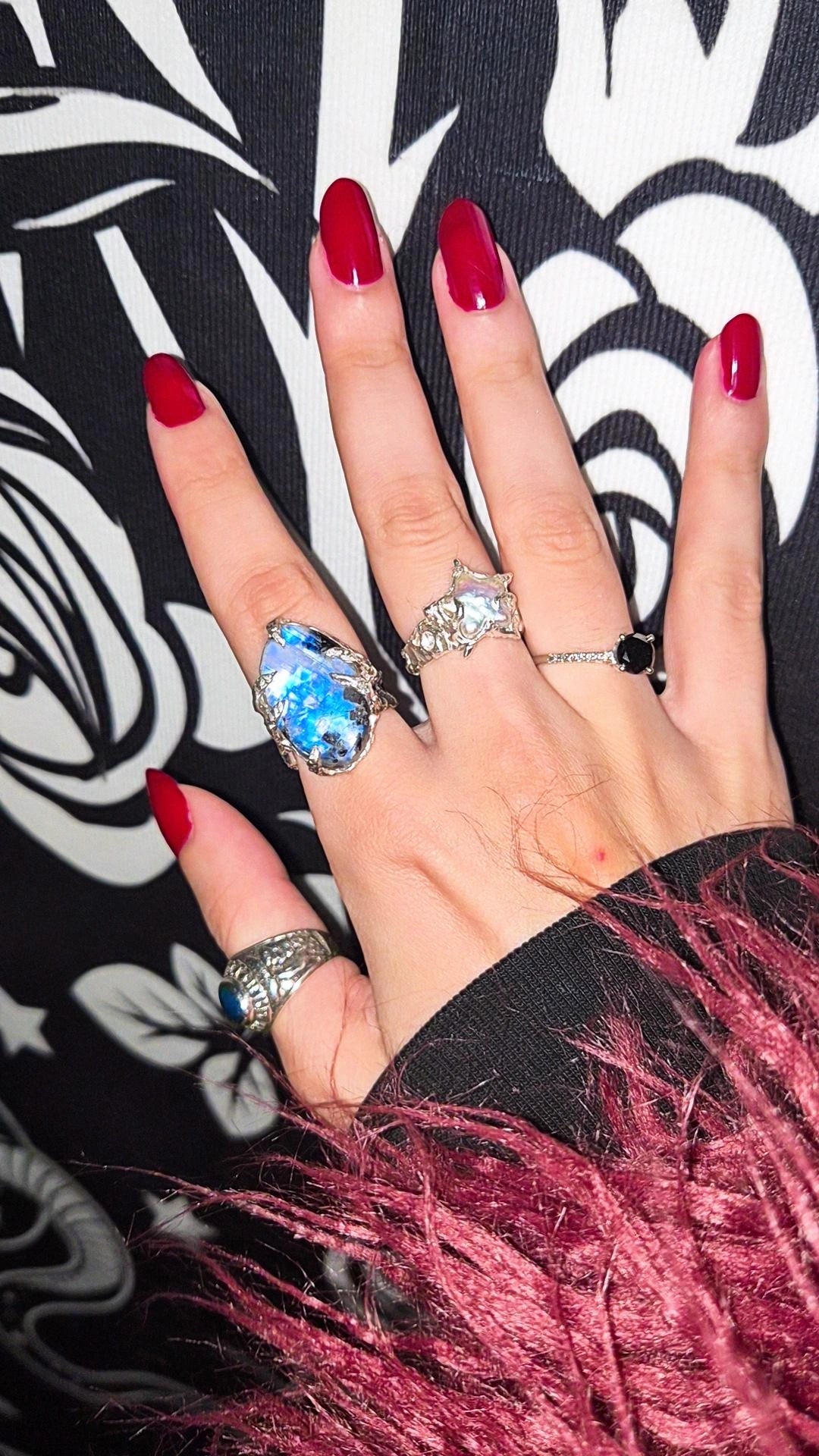 Fullbloon Ring - UK Q / US 8.5 Book of Kissu