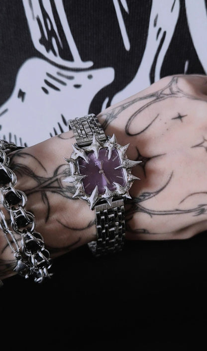 Purple Spiky Watch