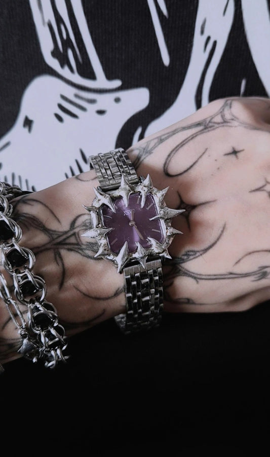 Purple Spiky Watch