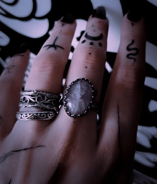 Unique Fluorite Ring - Book of Kissu